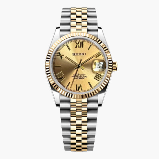 Seiko Datejust Twotone Guld urtavla